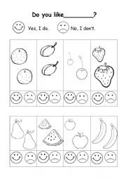 English Worksheet: Fruit quiz conversation