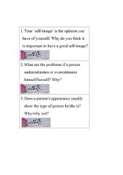 English Worksheet: Speaking Topics