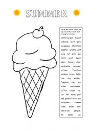 Summer ice-cream
