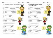 English Worksheet: Verb To Be