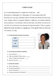 ENGLISH ACTIVITY - COMPREHENSION TEXT - 