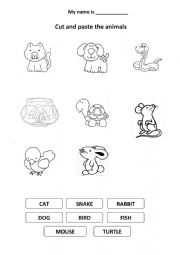 English Worksheet: PETS