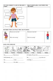 English Worksheet: Review
