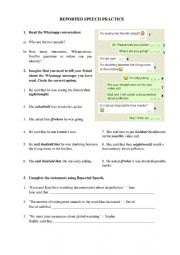 Reported Speech: statements, questions and orders