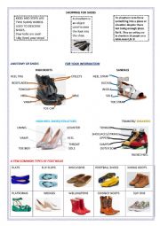 English Worksheet: SHOPPING FOR SHOES