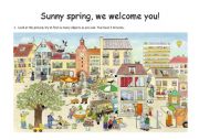 English Worksheet: Spring- picture description
