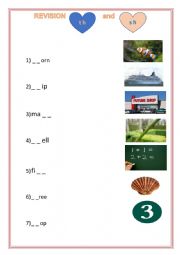 English Worksheet: Diagraphs 