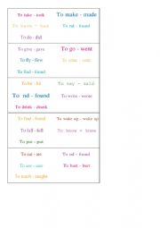 English Worksheet: Dobble_vocabulary_game_irregular_verbs_past-simple