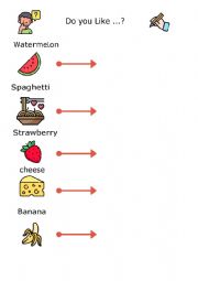 English Worksheet: Do you like? 