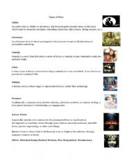 English Worksheet: MOVIES