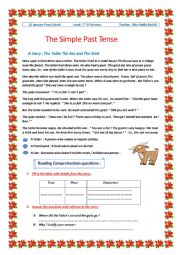 English Worksheet: A Stoty for 7 th Formers