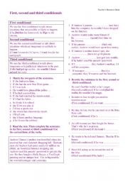 English Worksheet: conditionals