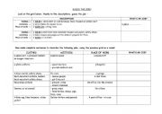 English Worksheet: GUESS THE JOB !
