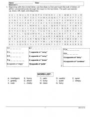 as...as comparison worksheet and puzzle