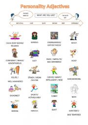 English Worksheet: Personality 
