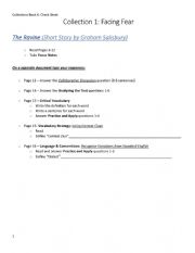 English worksheet: Collections Book 6 Collections 1
