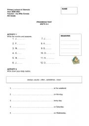 English Worksheet: vocabulary and grammar quiz