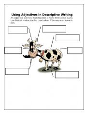 English Worksheet: Adjectives