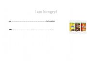 English Worksheet: Im hungry!