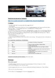 English Worksheet: Fast and Furious 7 