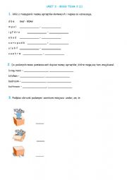 English Worksheet: Bugs  Team 2 - Unit 2