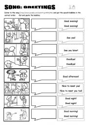 English worksheet: beginner