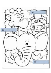 English Worksheet: Jungle animals