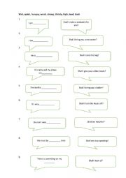 English Worksheet: Adjectives
