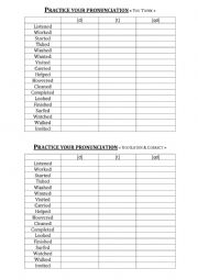 English Worksheet: Practice your pronunciation