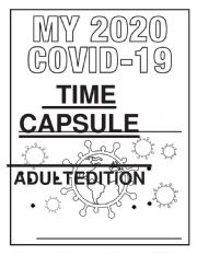 English Worksheet: covid time capsule