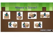 MInecraft Prepositions of Place
