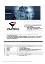 English Worksheet: IT Problems