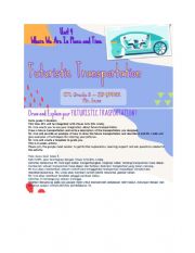 English Worksheet: Futuristic transportation