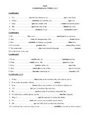 English Worksheet: Test 