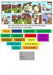 English Worksheet: STORY