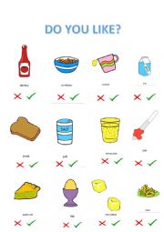 English Worksheet: Do you like?