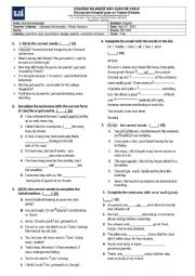 English Worksheet: QUANTIFIERS- BE/GET USED TO- ADVERBIAL PHRASES TEST