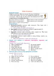 Kinds of sentences