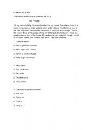 English Worksheet: History
