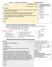 English Worksheet: writing a formal letter 