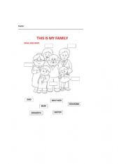 English worksheet: English is fun
