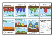 English Worksheet: very hungry caterpillar minibook