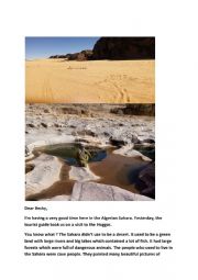 English Worksheet: The Sahara