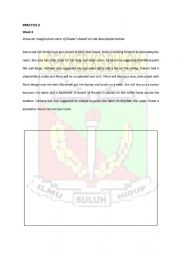 English Worksheet: An Imaginative Bedroom