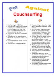 For or against Couchsurfing