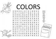 Colours Word Search