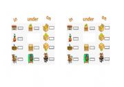 English Worksheet: In, on, under - preposition worksheet