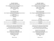 English Worksheet: Song Activity - Aerosmith/Amazing