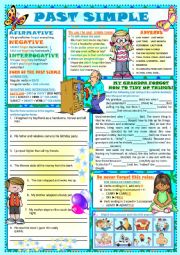THE PAST SIMPLE TENSE with EXERCISES
