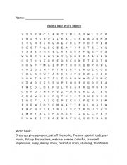 English Worksheet: ESL wordsearch